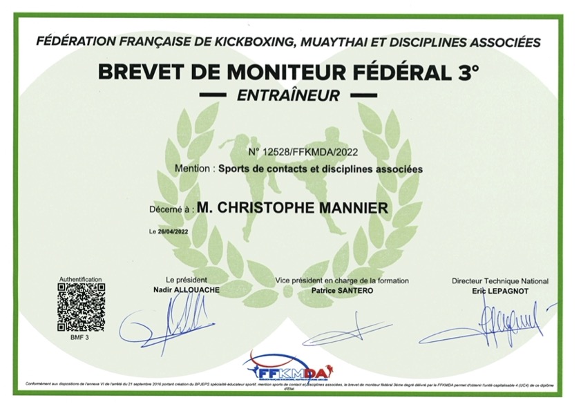BREVET BMF3 - kris